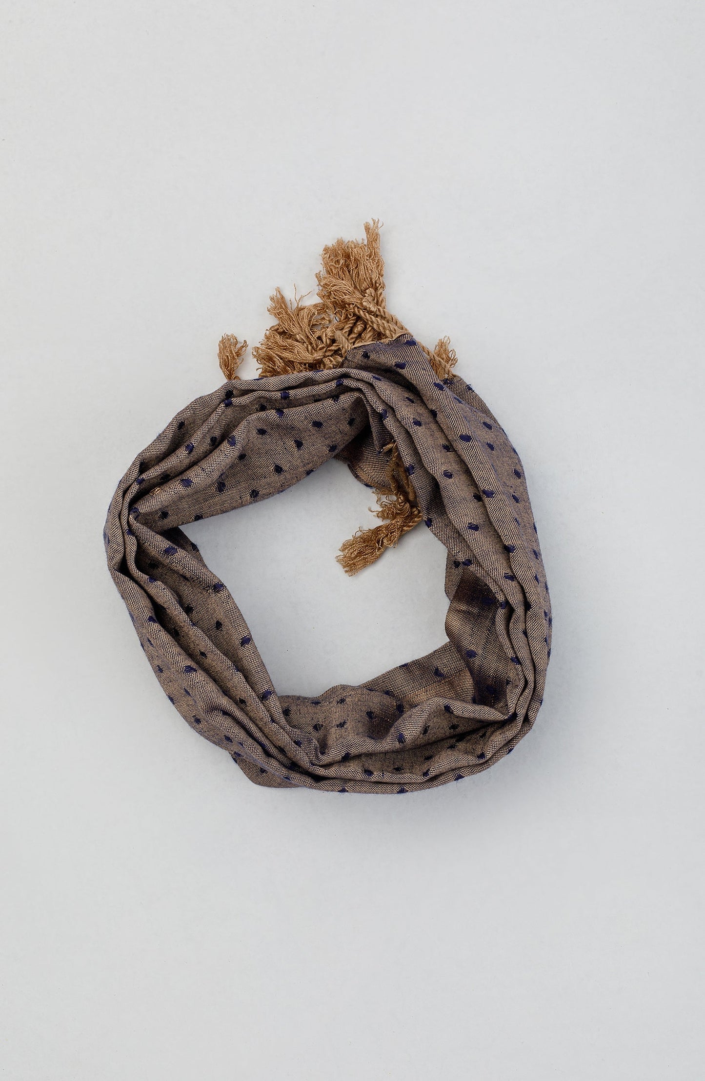 Orient - Stitched 1 Piece Dyed Cotton Scarf