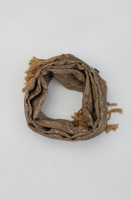 Orient - Stitched 1 Piece Dyed Cotton Scarf