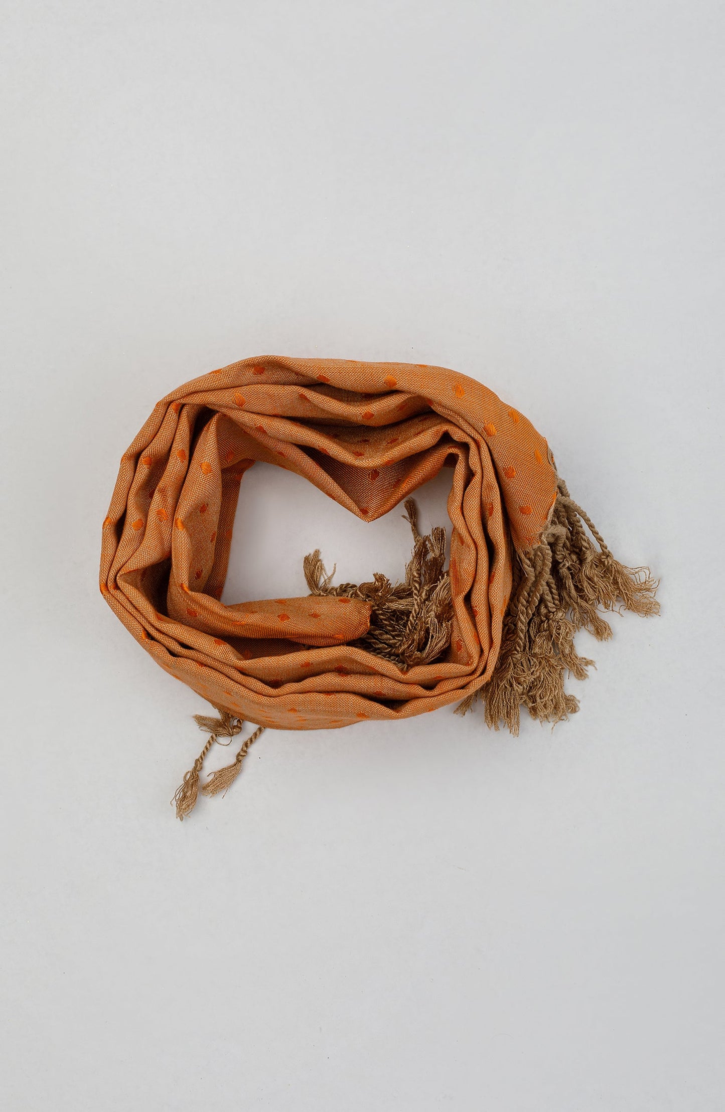 Orient - Stitched 1 Piece Dyed Cotton Scarf
