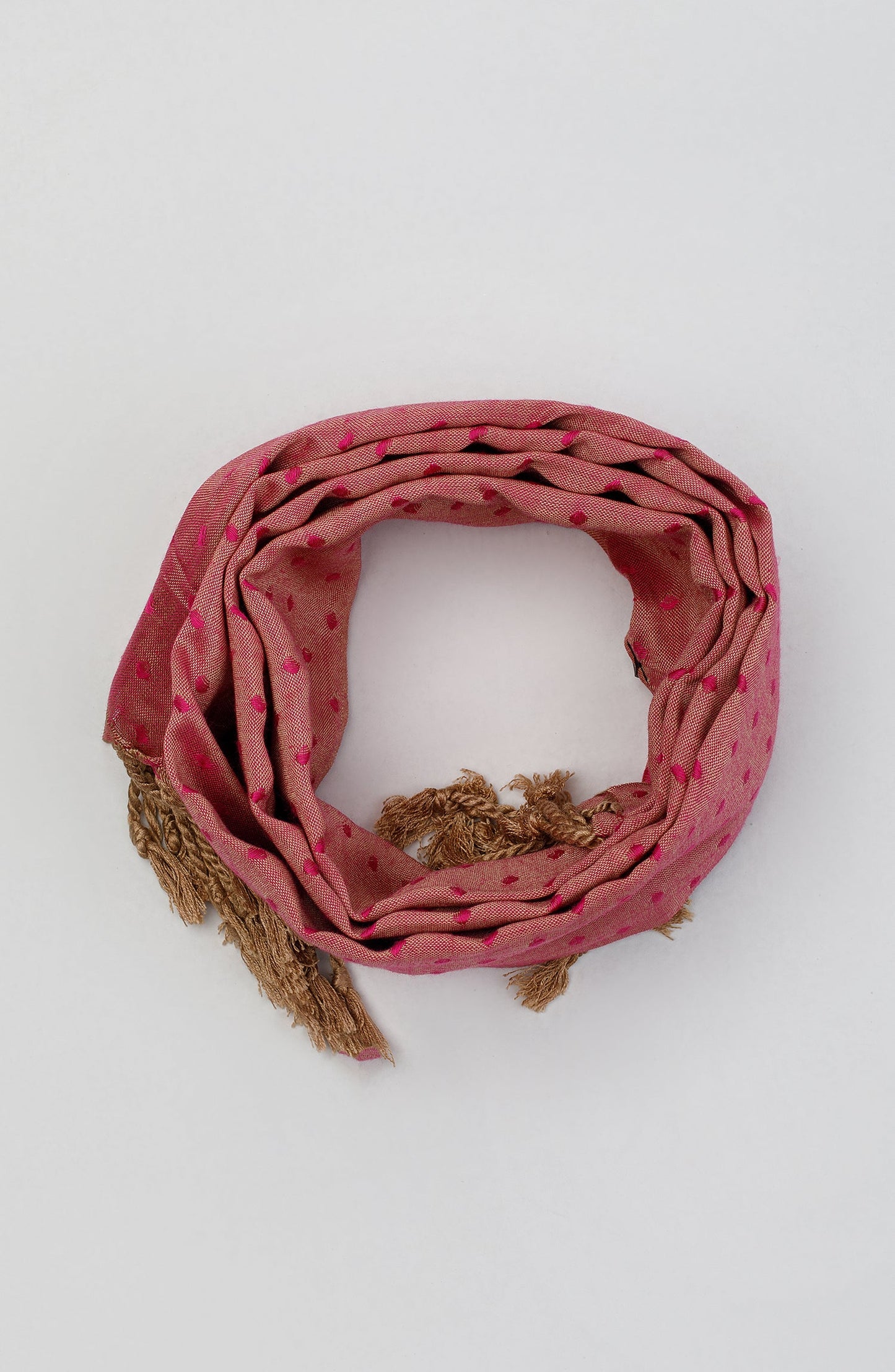 Orient - Stitched 1 Piece Dyed Cotton Scarf