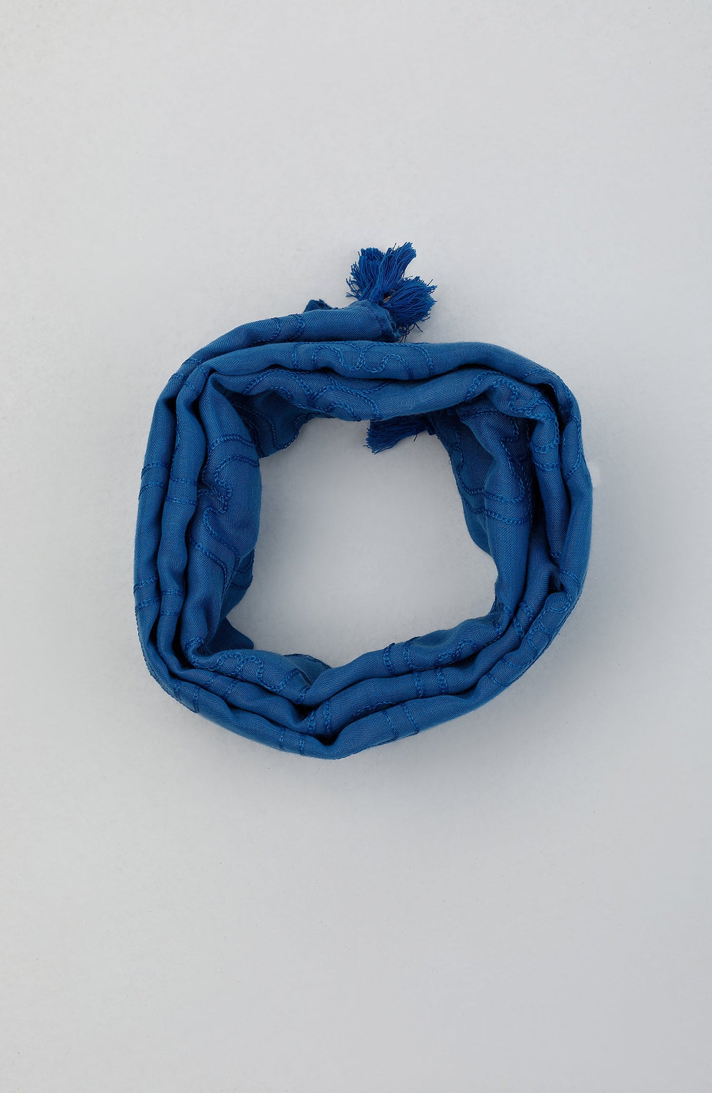 Orient - Stitched 1 Piece Dyed Cotton Scarf