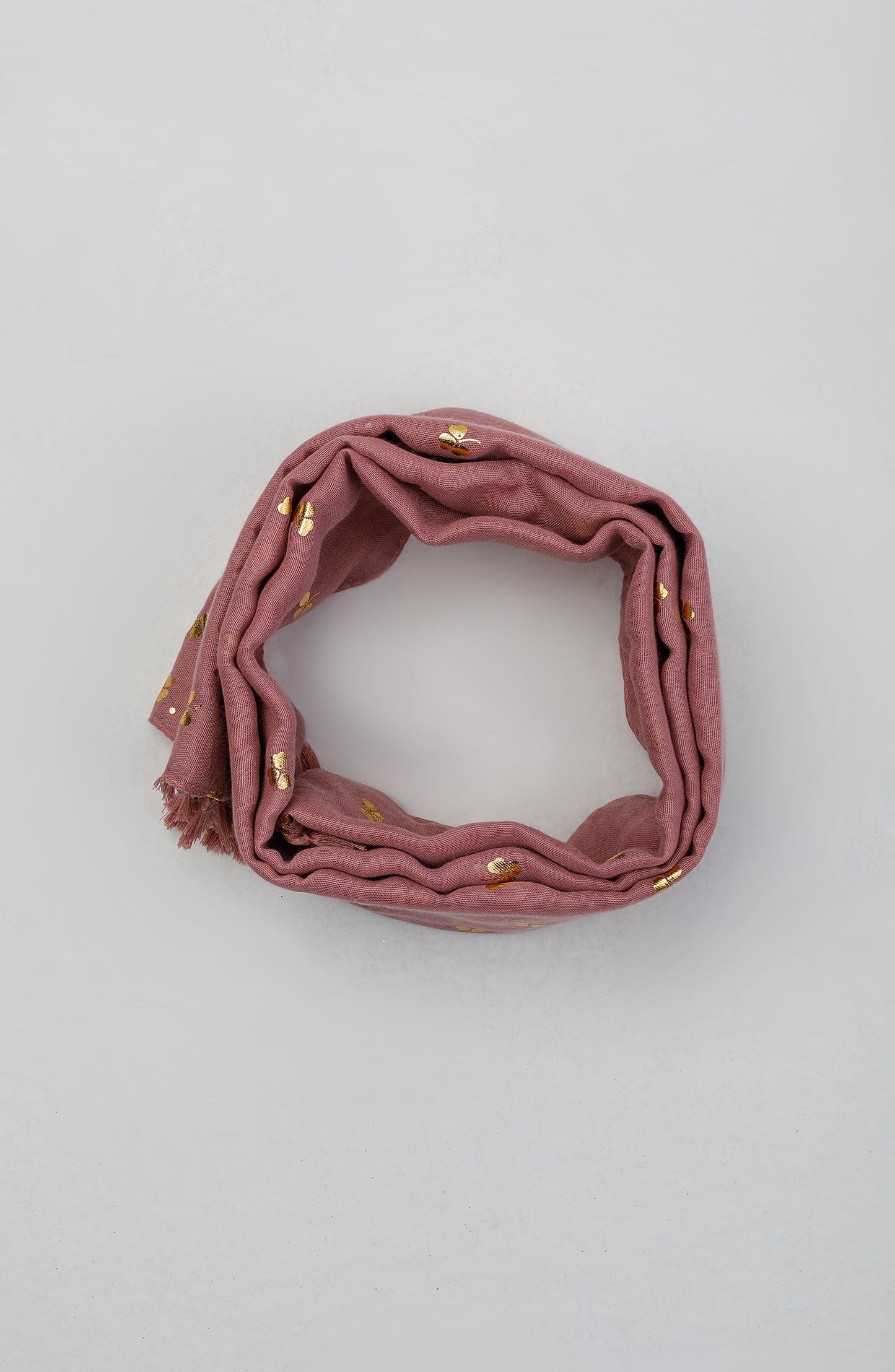 Orient - Stitched 1 Piece Dyed Cotton Scarf