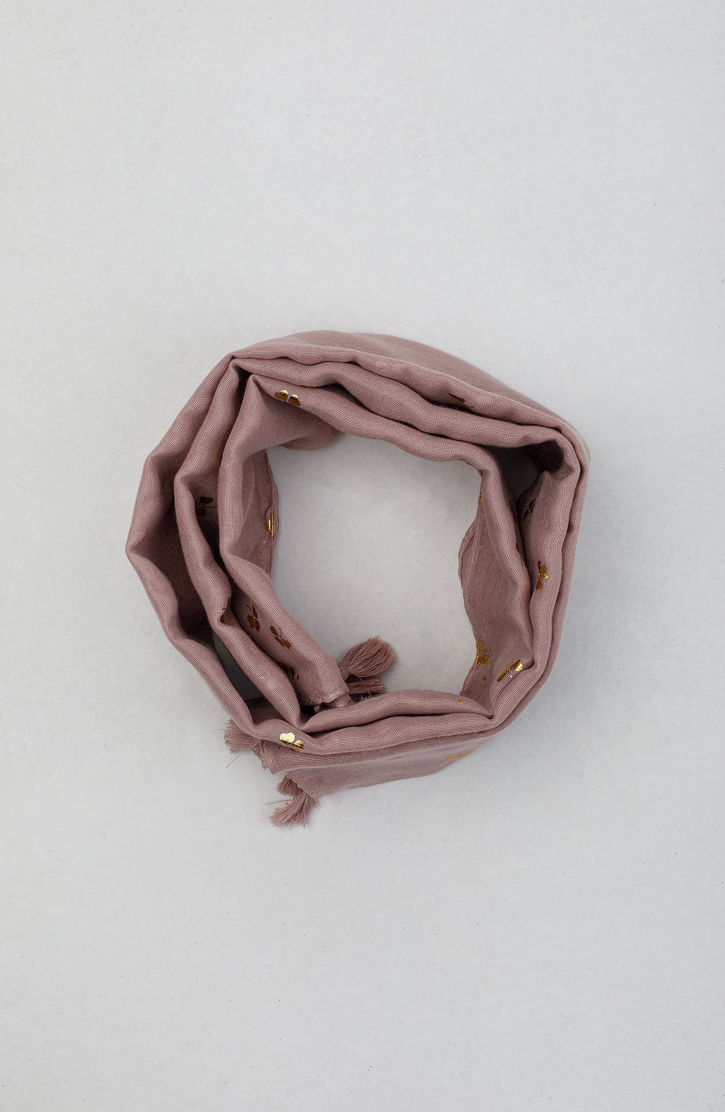 Orient - Stitched 1 Piece Dyed Cotton Scarf
