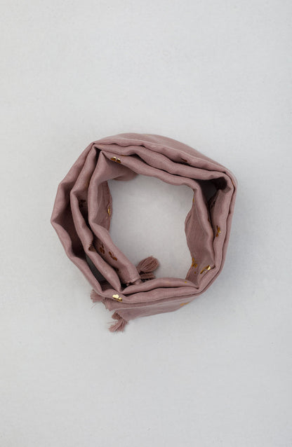 Orient - Stitched 1 Piece Dyed Cotton Scarf