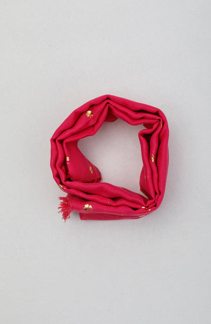 Orient - Stitched 1 Piece Dyed Cotton Scarf