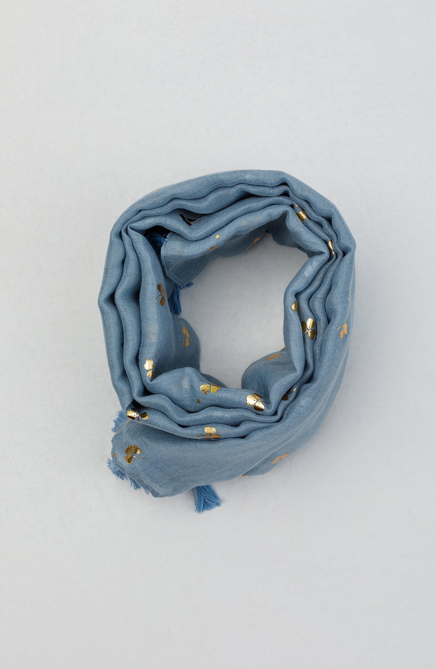 Orient - Stitched 1 Piece Dyed Cotton Scarf