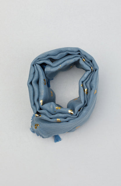 Orient - Stitched 1 Piece Dyed Cotton Scarf