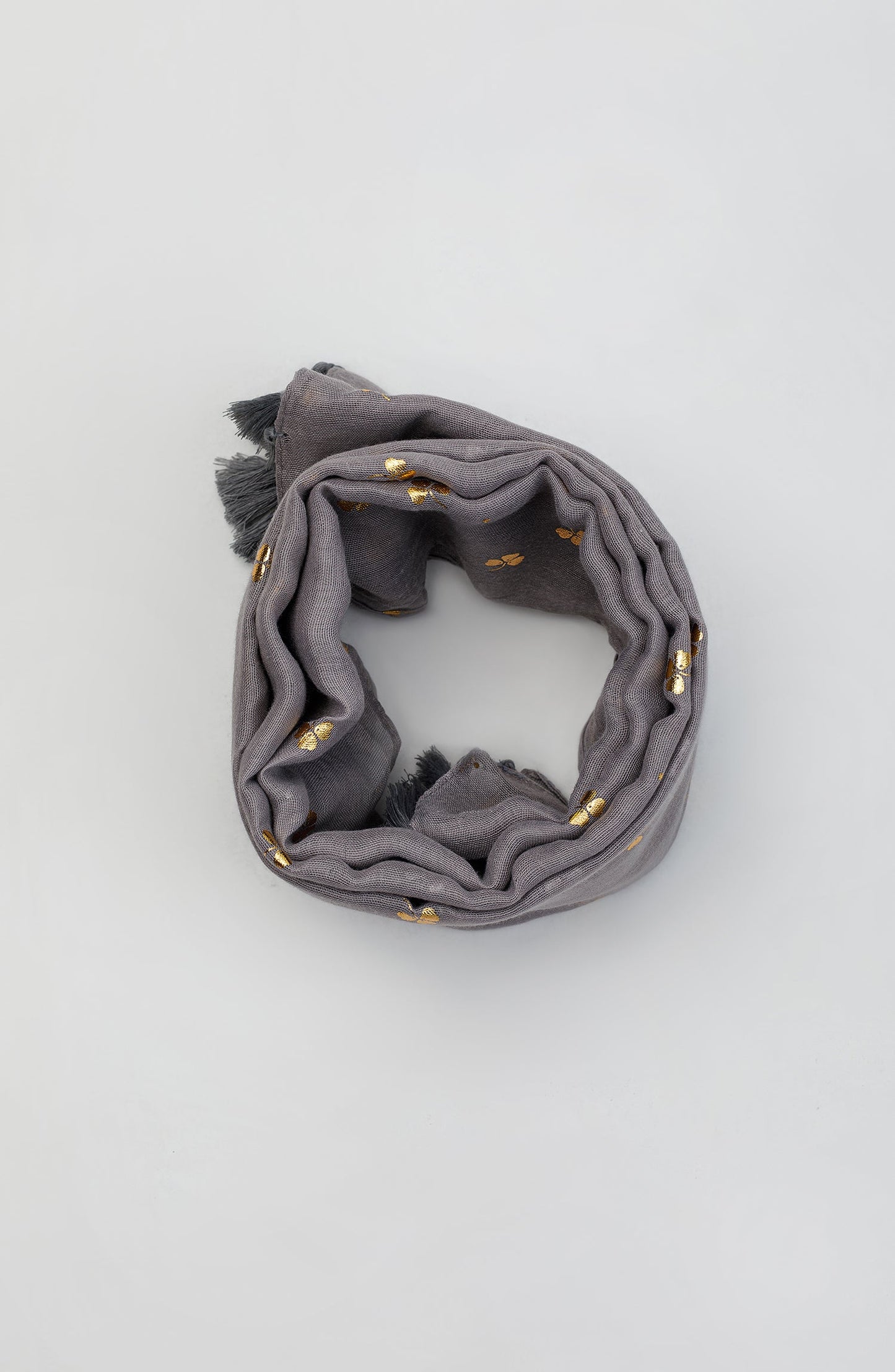 Orient - Stitched 1 Piece Dyed Cotton Scarf