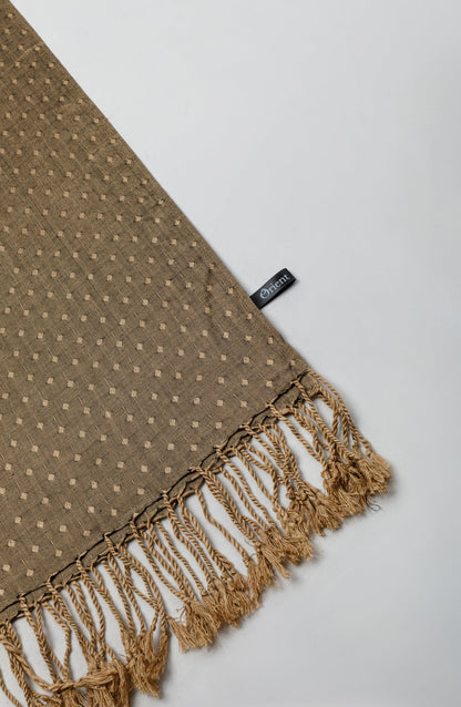 Orient - Stitched 1 Piece Dyed Cotton Scarf