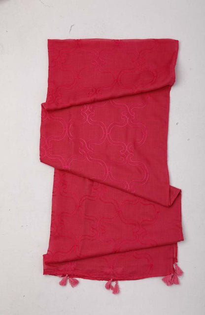 Orient - Stitched 1 Piece Dyed Cotton Scarf