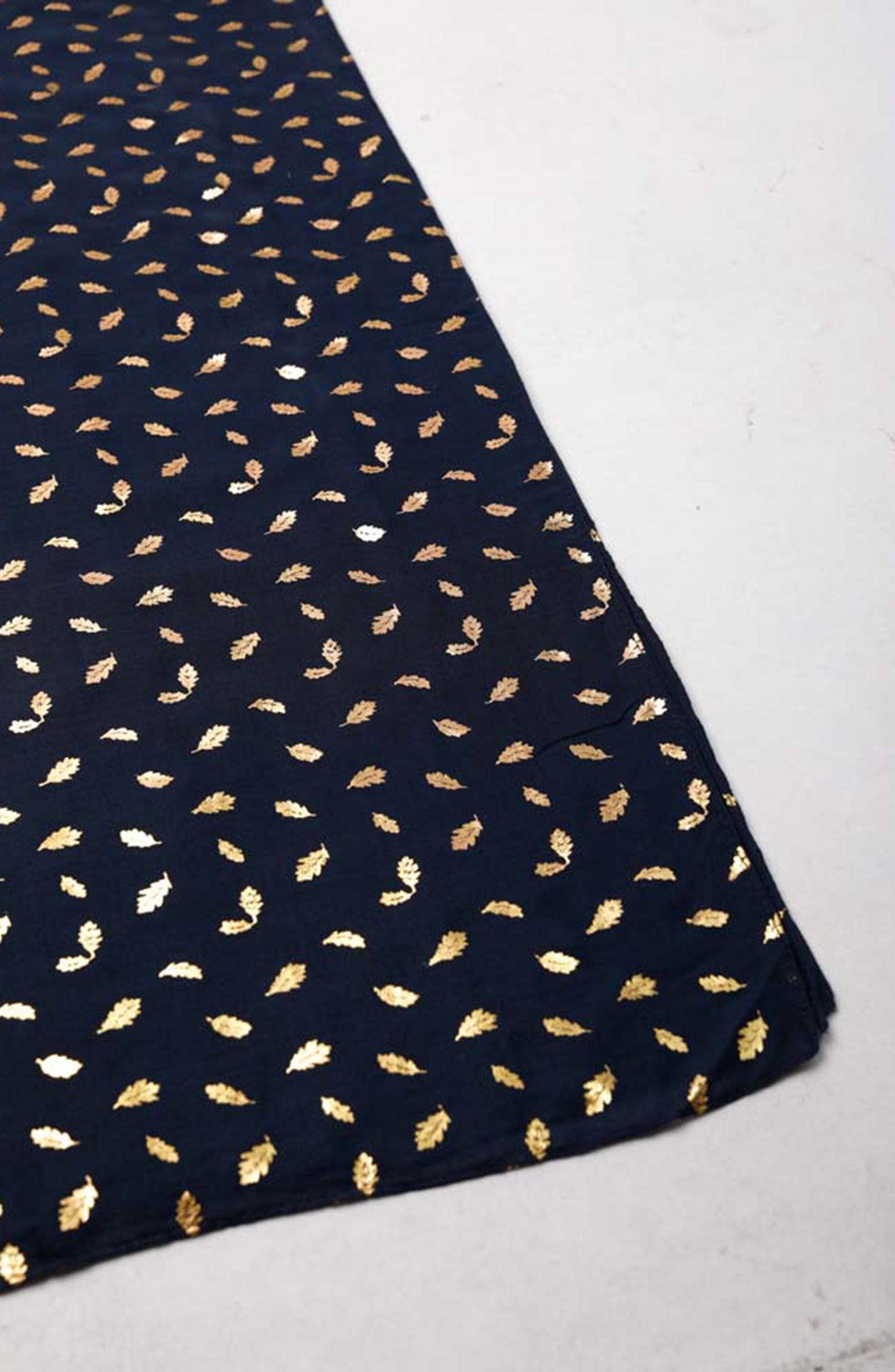Orient - Stitched 1 Piece Dyed Cotton Scarf