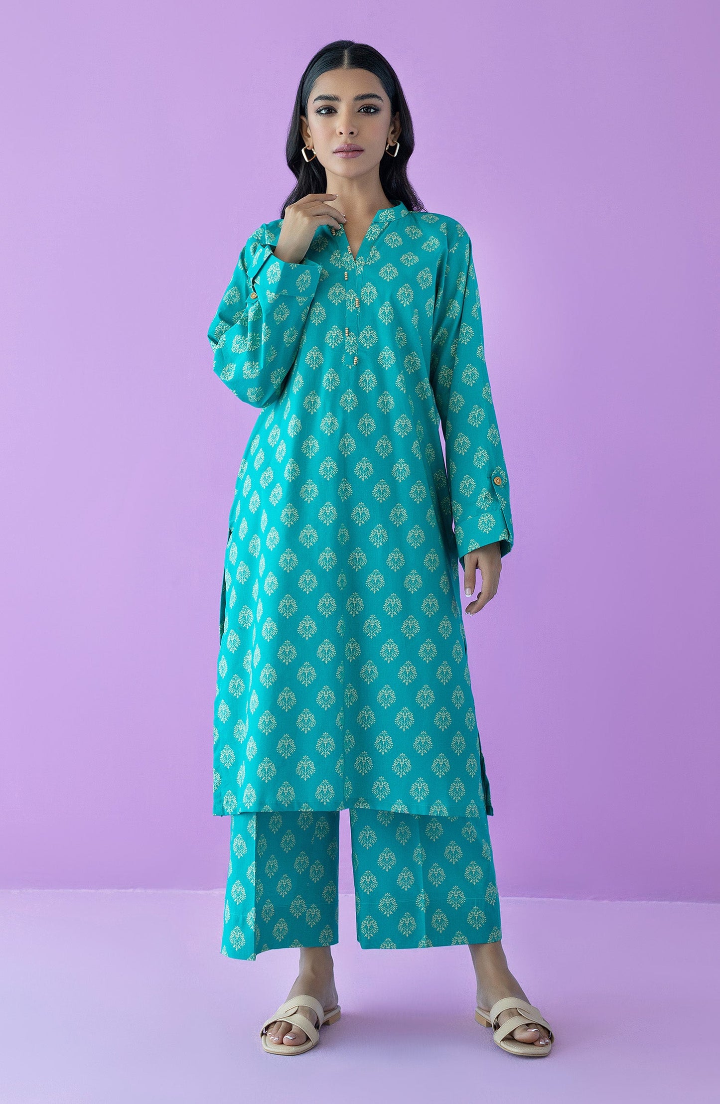 Orient - Stitched 2 Piece Printed Lawn Shirt and Cambric Pant
