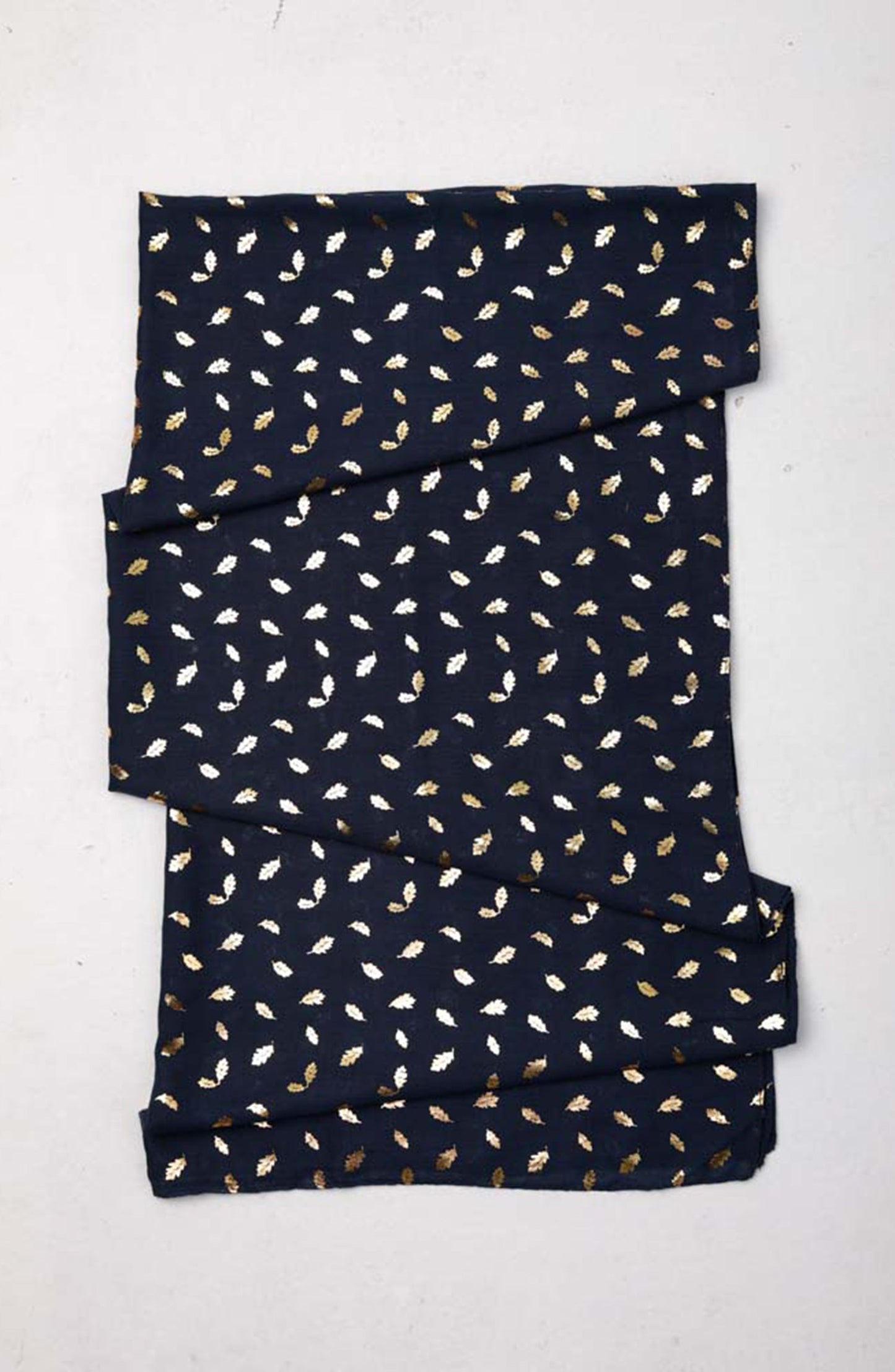 Orient - Stitched 1 Piece Dyed Cotton Scarf