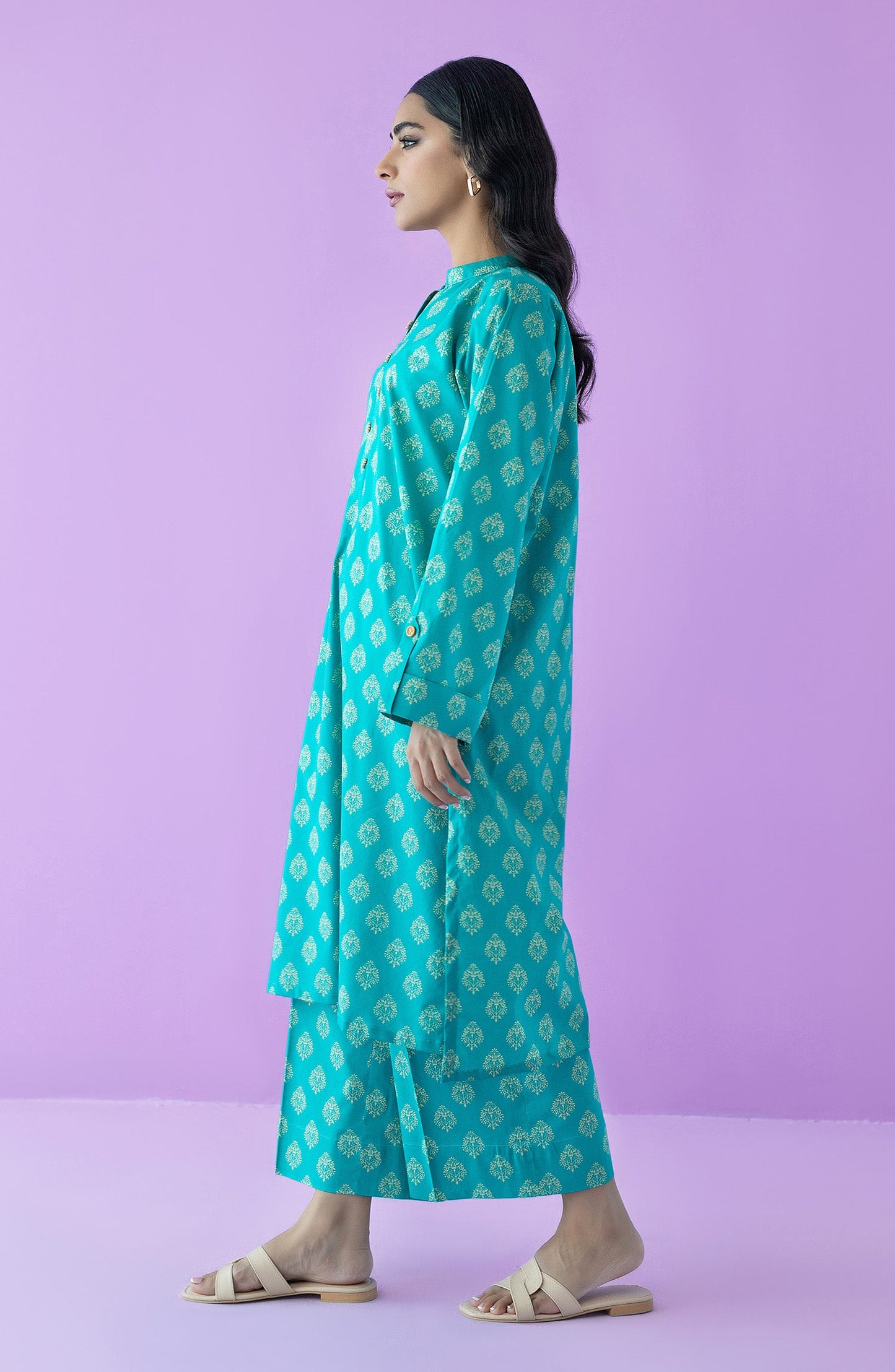 Orient - Stitched 2 Piece Printed Lawn Shirt and Cambric Pant