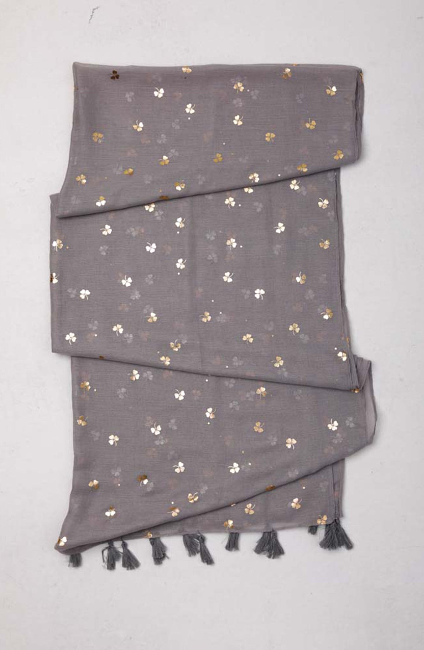 Orient - Stitched 1 Piece Dyed Cotton Scarf