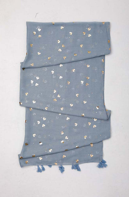 Orient - Stitched 1 Piece Dyed Cotton Scarf