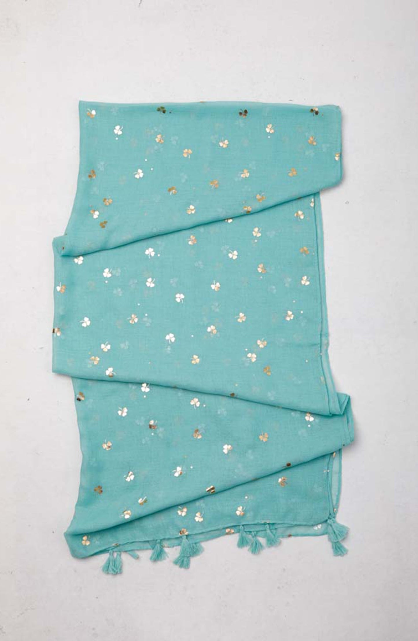 Orient - Stitched 1 Piece Dyed Cotton Scarf