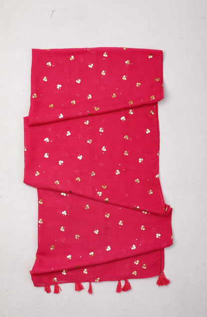 Orient - Stitched 1 Piece Dyed Cotton Scarf