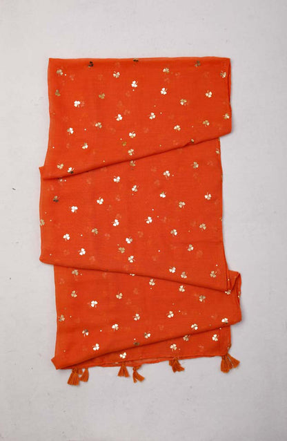 Orient - Stitched 1 Piece Dyed Cotton Scarf