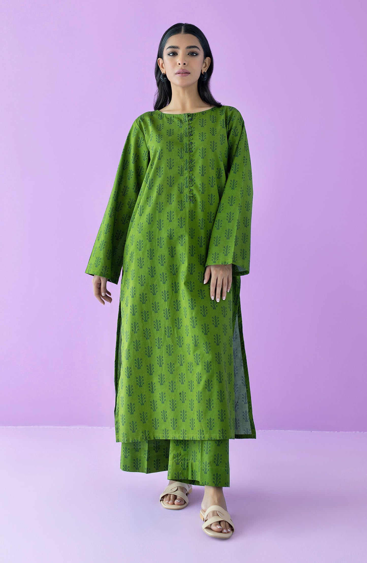 Orient - Stitched 2 Piece Printed Lawn Shirt and Cambric Pant