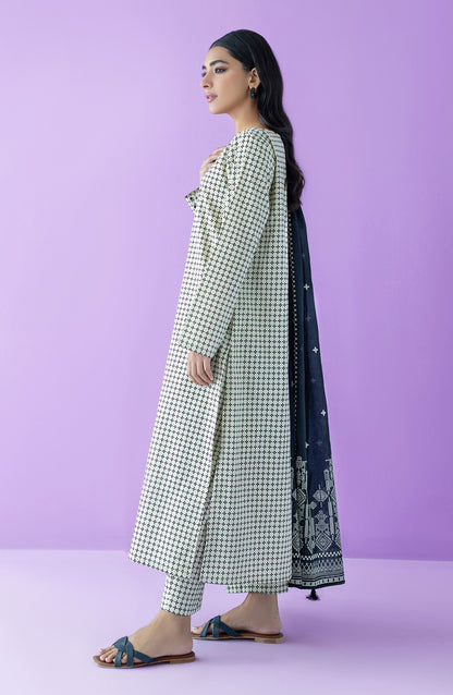Orient - Unstitched 3 Piece Printed Lawn Shirt , Lawn Pant and Lawn Dupatta