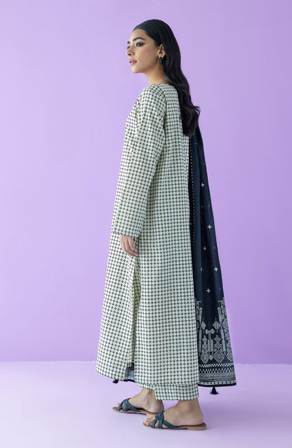 Orient - Unstitched 3 Piece Printed Lawn Shirt , Lawn Pant and Lawn Dupatta