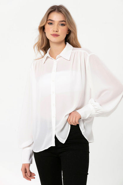 BTW - PLEATED BUTTON DOWN