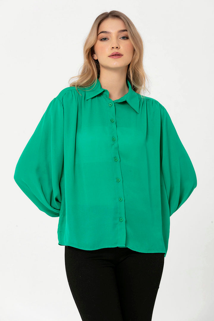 BTW - PLEATED BUTTON DOWN