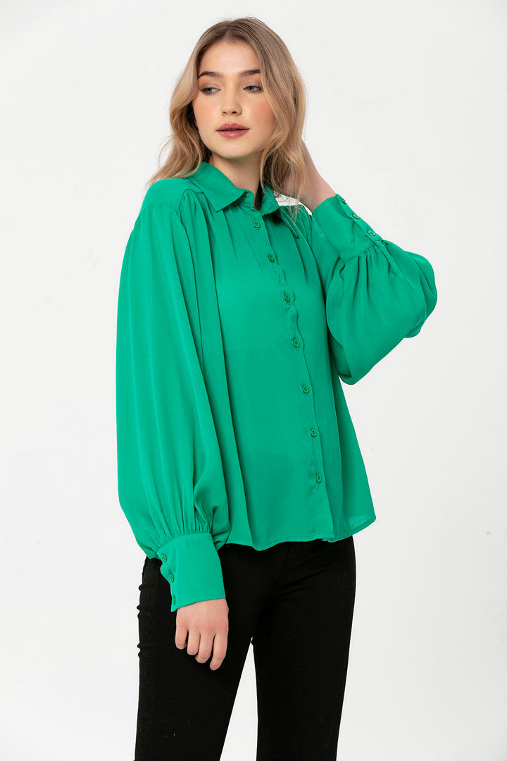 BTW - PLEATED BUTTON DOWN