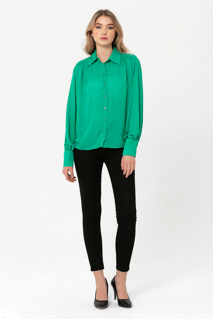 BTW - PLEATED BUTTON DOWN