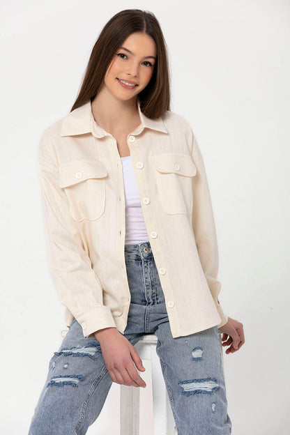 BTW - PATCH POCKET BUTTON DOWN