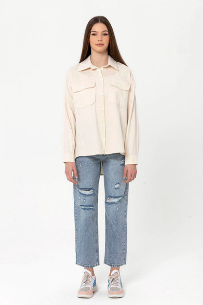 BTW - PATCH POCKET BUTTON DOWN