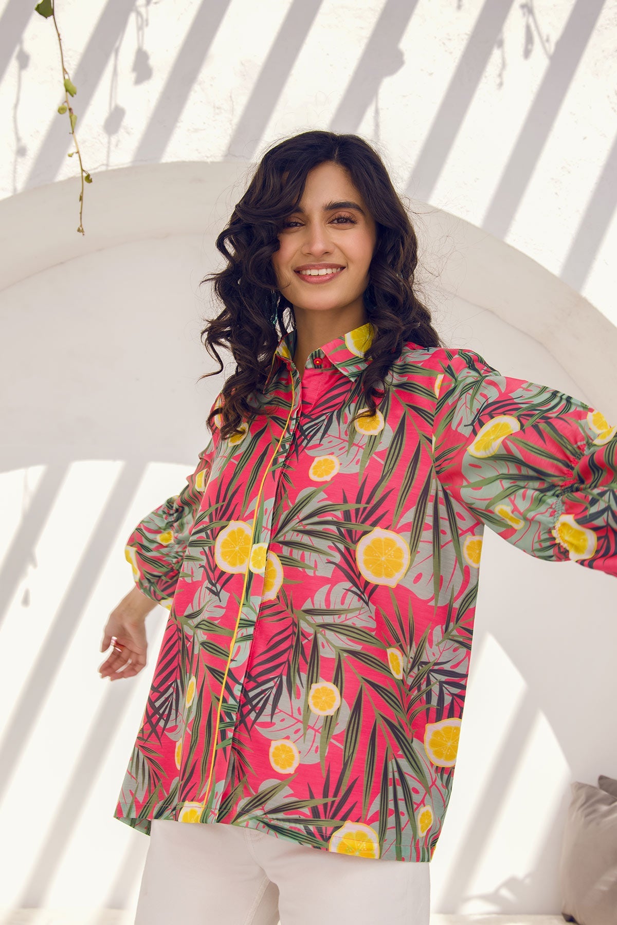Printed Silk Shirt