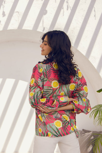 Printed Silk Shirt