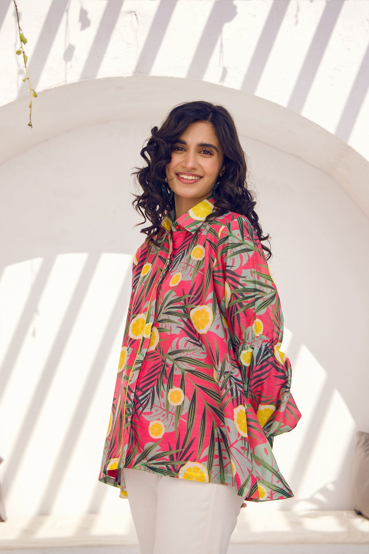 Printed Silk Shirt