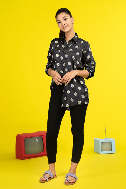 Printed Silk Shirt