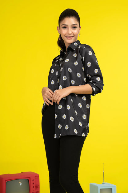 Printed Silk Shirt