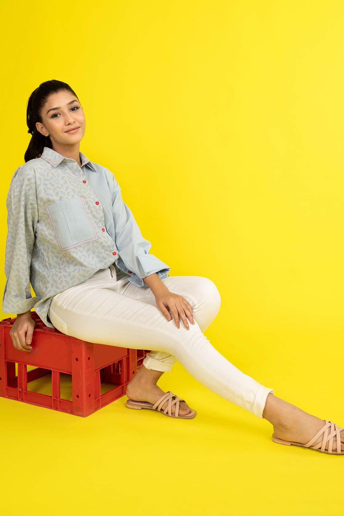 Dyed Jacquard Shirt