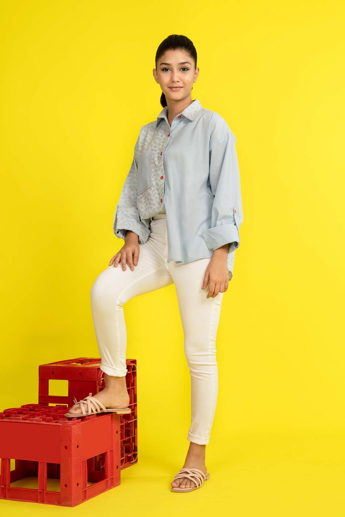 Dyed Jacquard Shirt