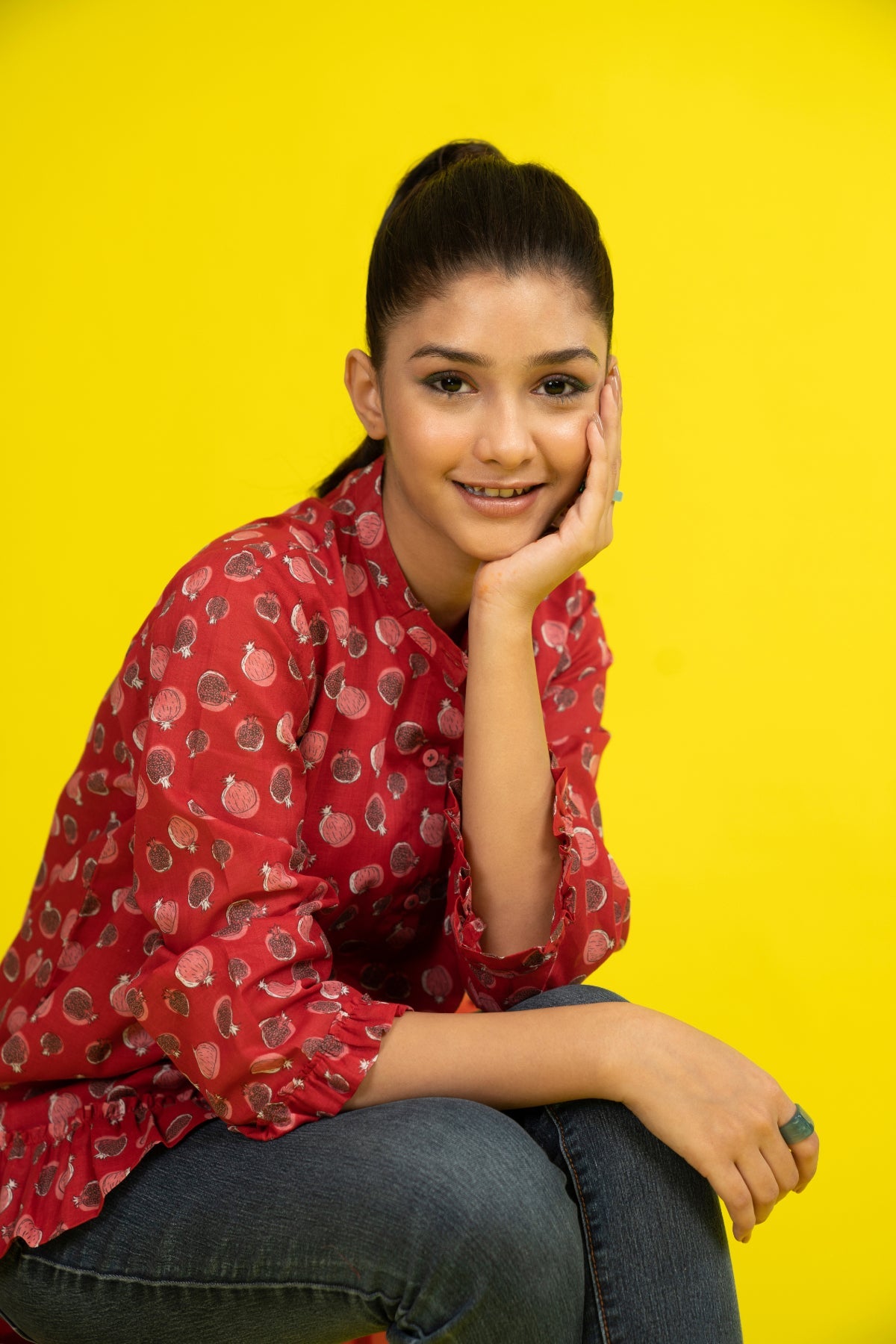 Printed Cambric Shirt