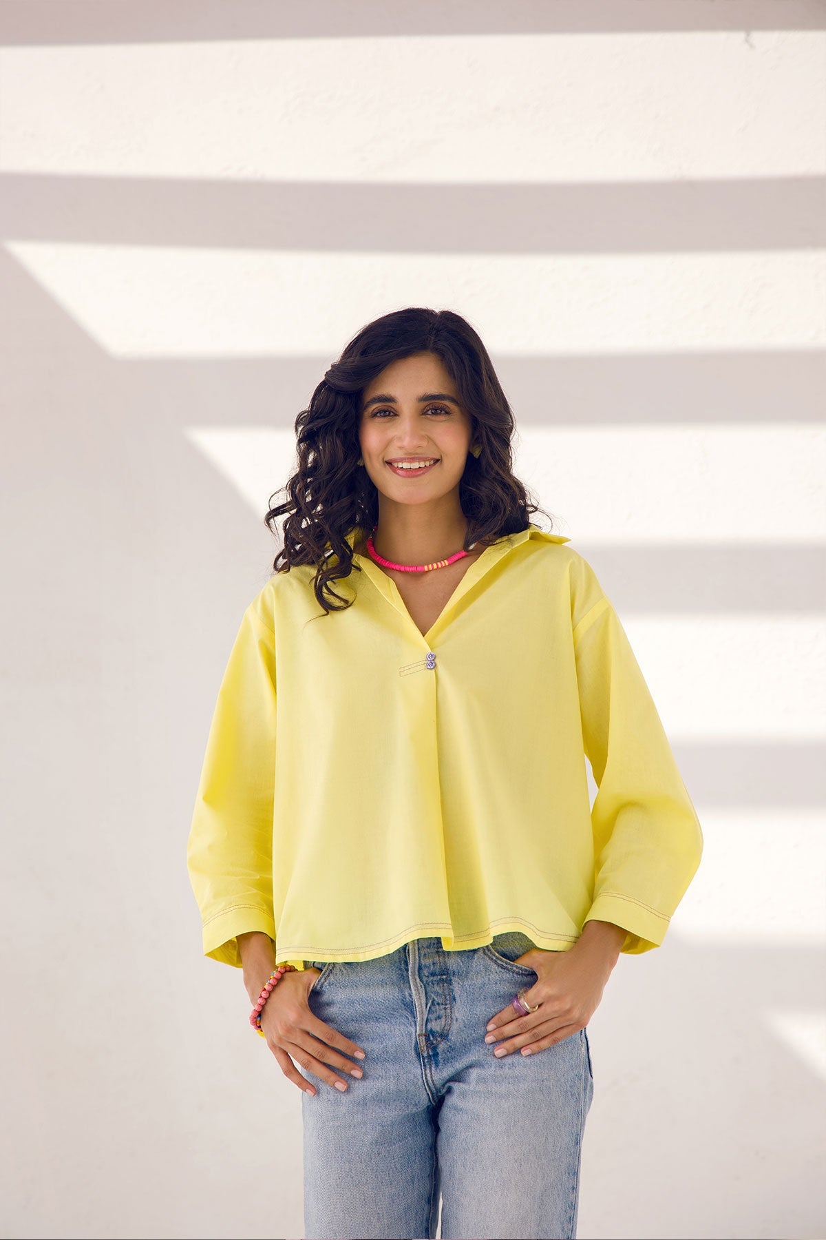 Dyed Cambric Shirt