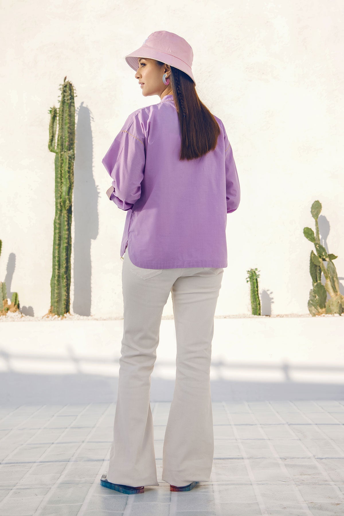 Dyed Cambric Shirt