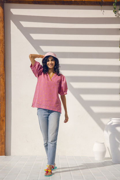 Dyed Jacquard Shirt