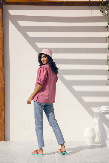 Dyed Jacquard Shirt