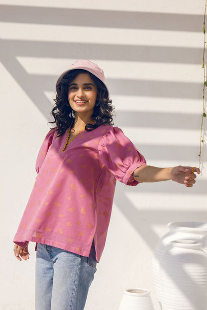 Dyed Jacquard Shirt