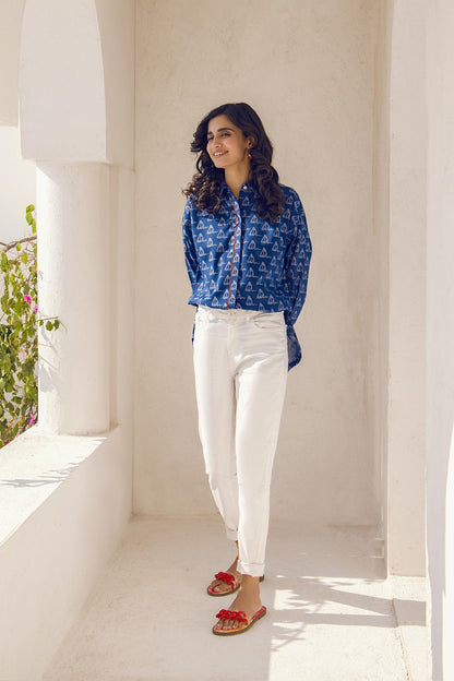 Dyed Jacquard Shirt
