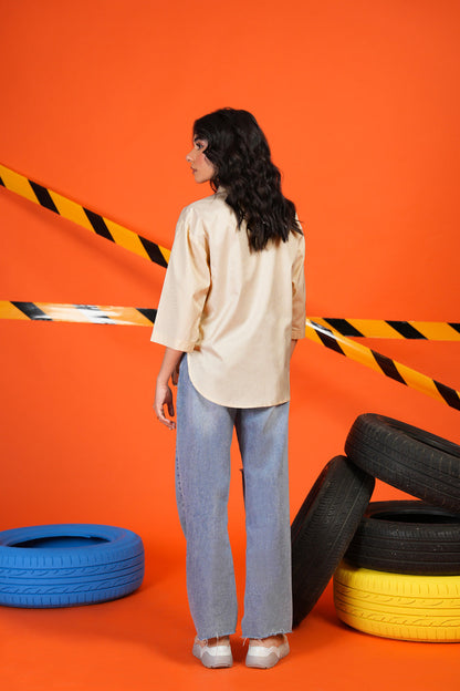 Dyed Polyester Shirt
