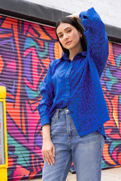 Printed Cambric Shirt
