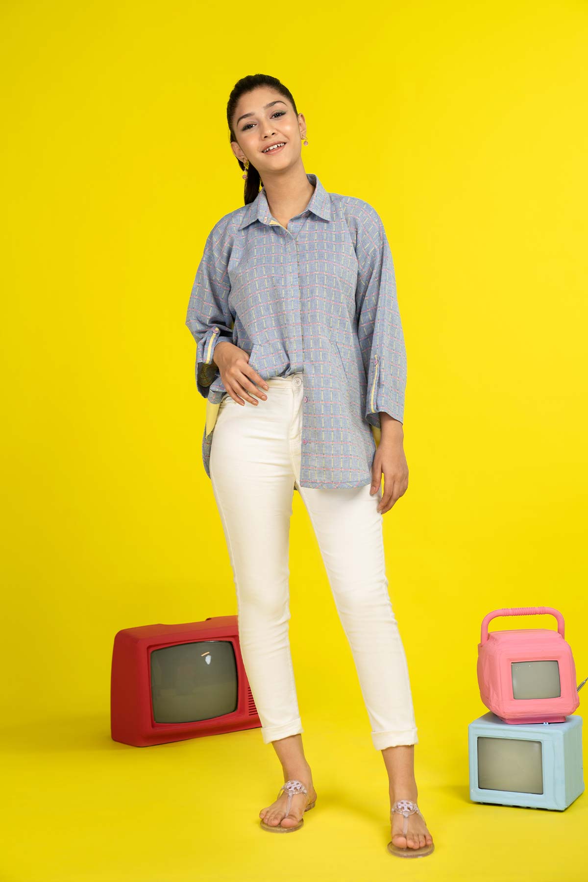 Dyed Jacqaurd Shirt