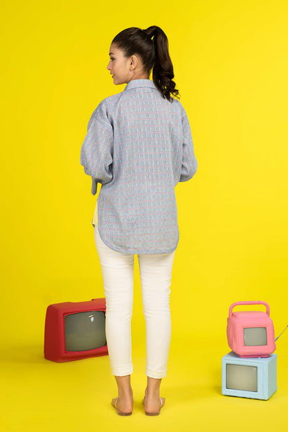 Dyed Jacqaurd Shirt